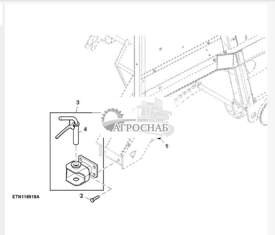 Ручная сцепка прицепа 